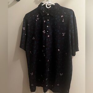 Bad Birdie black shirt with light blue detail